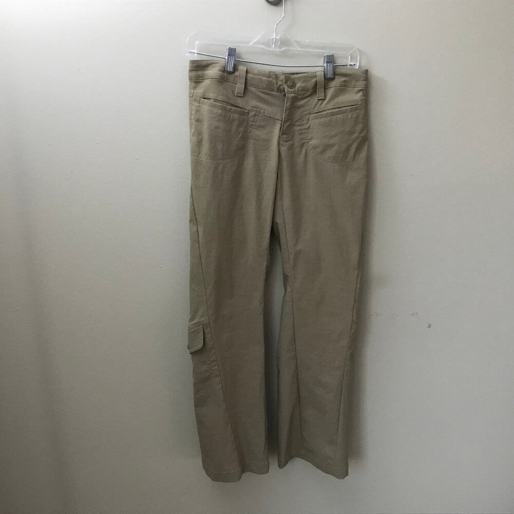Athleta Utility Stretch Dipper Cargo Pants Tan Outdoor Gorpcore Size 2